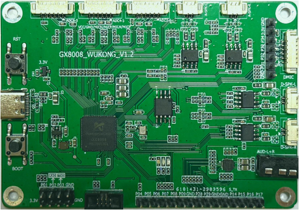 GX8008_WuKong开发板实物图